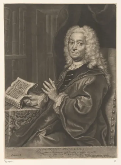 Portret van Gottfried Thomasius