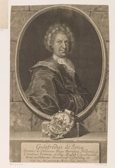 Portret van Gottfried von Jena