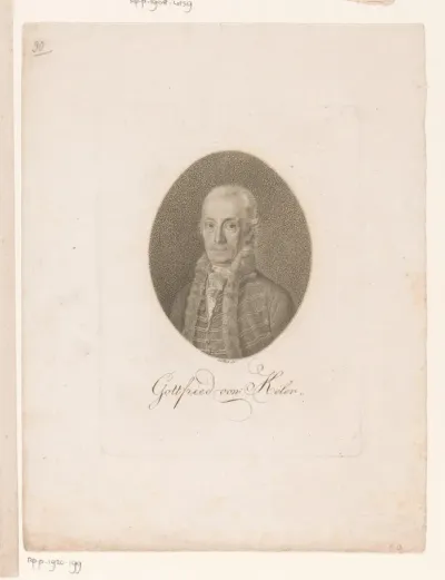 Portret van Gottfried von Kéler
