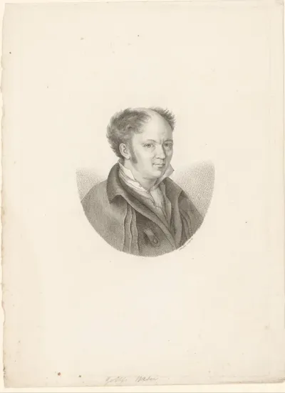 Portret van Gottfried Weber
