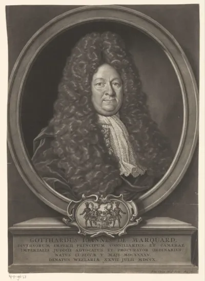 Portret van Gotthard Johann von Marquard