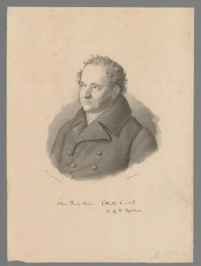Portret van Gotthilf Heinrich von Schubert