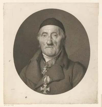 Portret van Gotthilf Sebastian Roetger