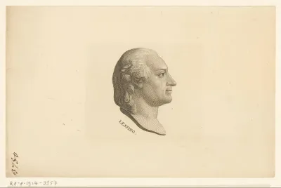 Portret van Gotthold Ephraim Lessing