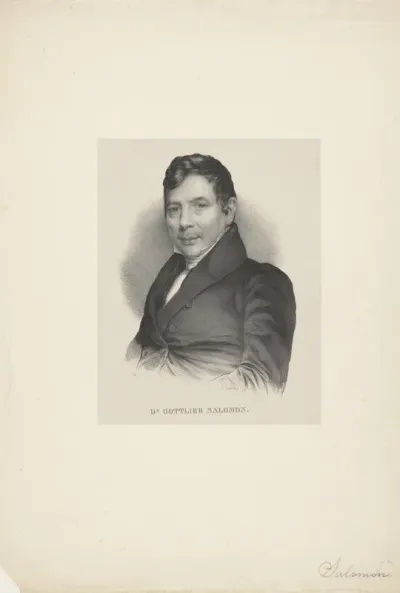 Portret van Gottlieb Salomon