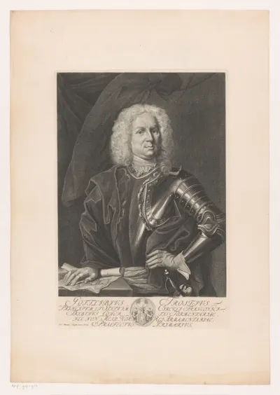 Portret van Gottlieb Trost