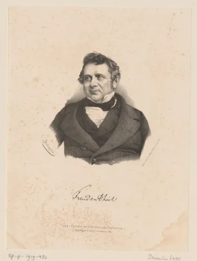 Portret van Gottlieb Wilhelm Freudentheil