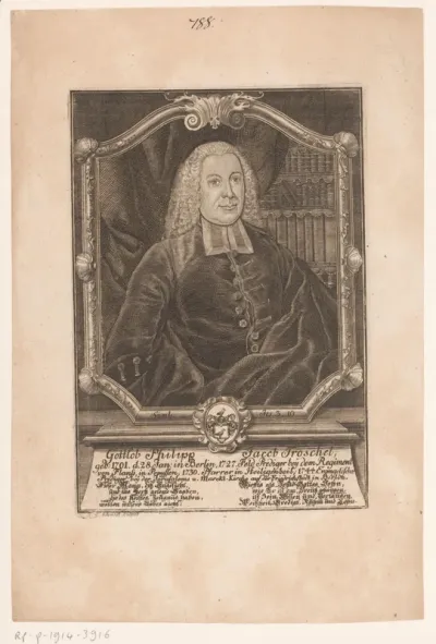 Portret van Gottlob Philipp Jakob Troschel