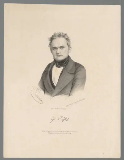 Portret van Gottlob Tafel