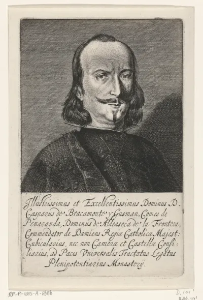 Portret van graaf Gaspar de Bracamonte y Guzman