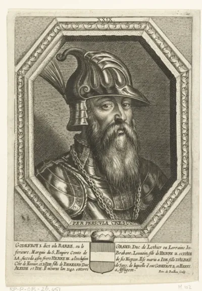 Portret van graaf Godfried I van Leuven