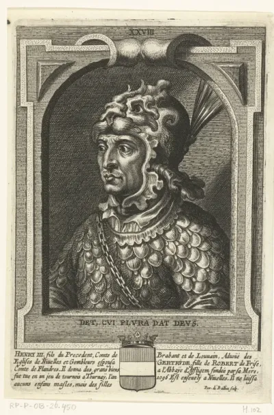 Portret van graaf Hendrik III van Leuven