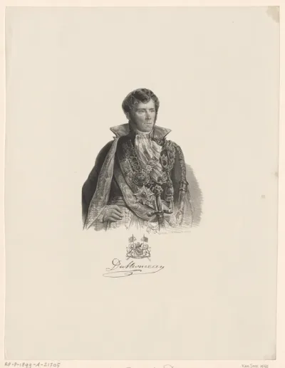 Portret van graaf Jean-Baptiste Dumonceau
