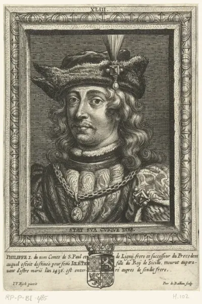 Portret van graaf Philip I