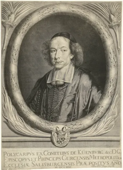 Portret van graaf Polycarpus van Kuenburg, bisschop van Gork en proost van Salzburg