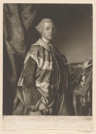 Portret van Granville Leveson-Gower
