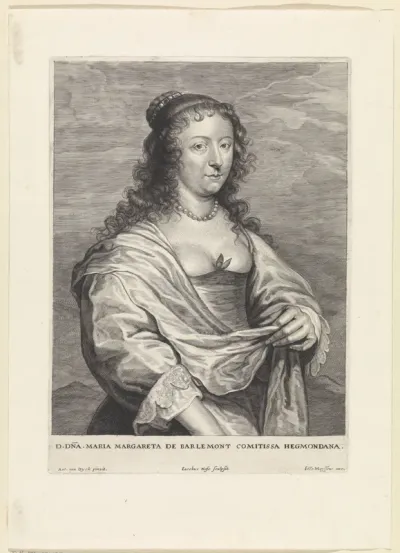 Portret van gravin Maria Margaretha de Berlaymont