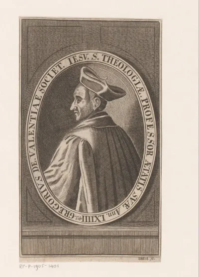 Portret van Gregor de Valencia
