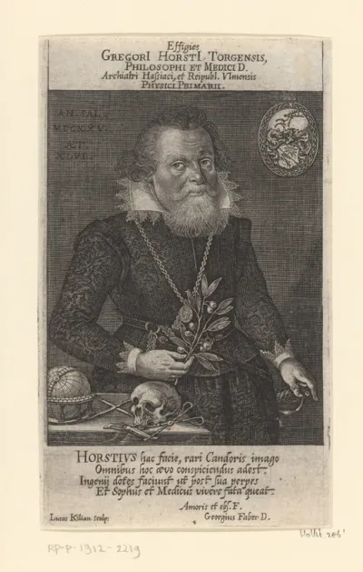 Portret van Gregor Horst op 46-jarige leeftijd