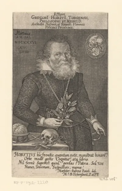 Portret van Gregor Horst op 58-jarige leeftijd