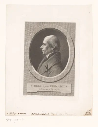 Portret van Gregor von Feinaigle
