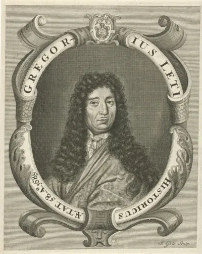 Portret van Gregorio Leti