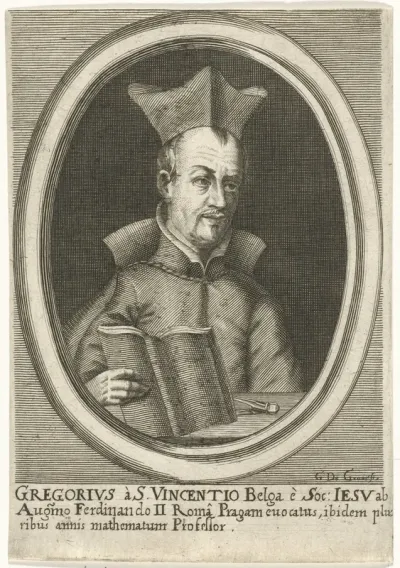 Portret van Gregorius a Sancto Vincentio
