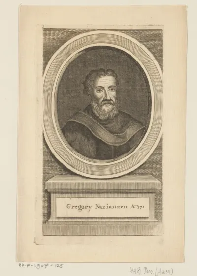 Portret van Gregorius van Nazianze