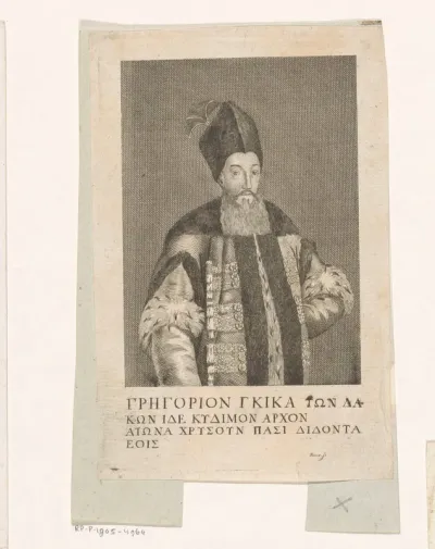 Portret van Grigore Ghica