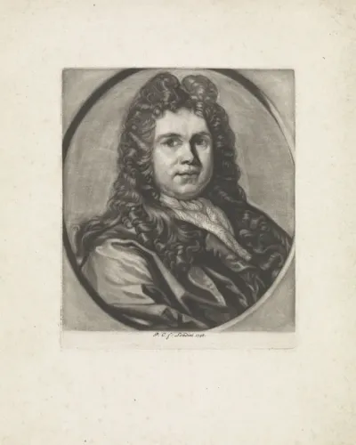 Portret van Grinling Gibbons