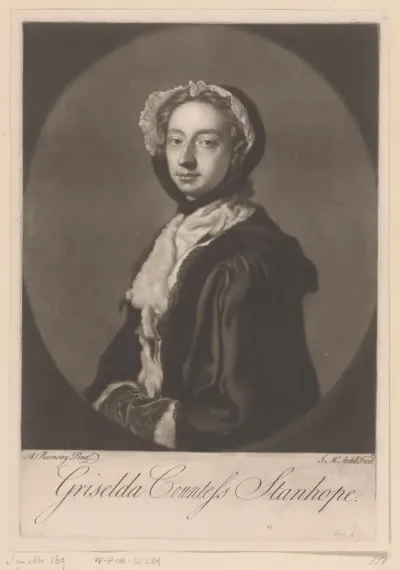Portret van Grizel Stanhope