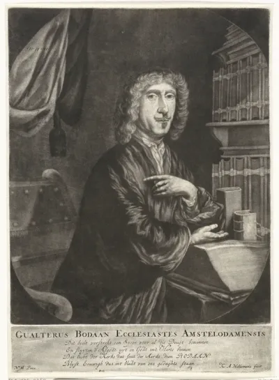 Portret van Gualterus Bodaan