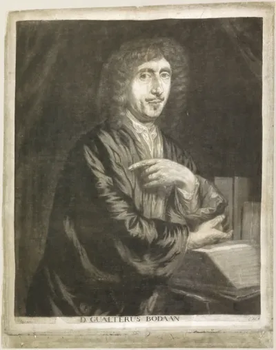 Portret van Gualterus Boudaen