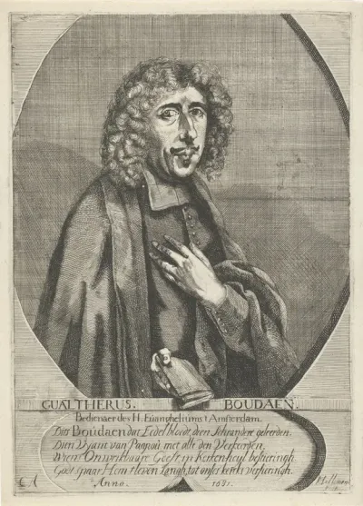 Portret van Gualtherus Bodaan