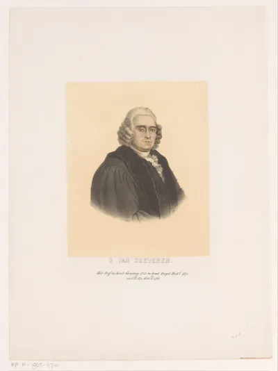Portret van Gualtherus van Doeveren