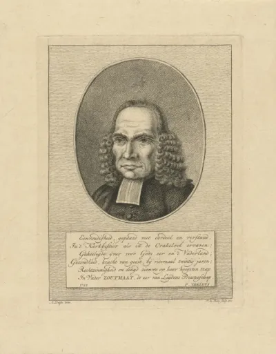 Portret van Gualtherus Zoutmaat