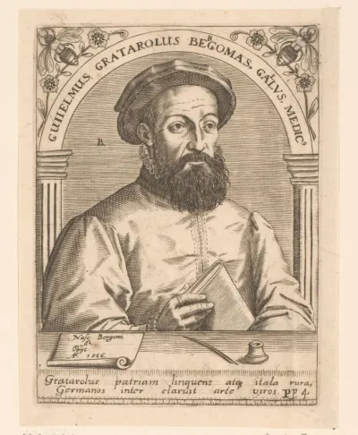 Portret van Guglielmo Gratarolo