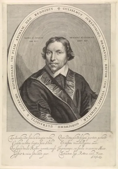 Portret van Guilielmus Surendonck