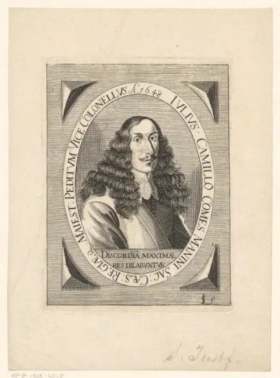 Portret van Guilio Camillo Manini