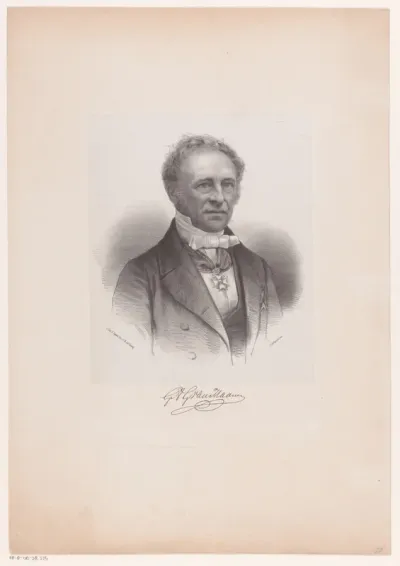 Portret van Guillaume Adrien Gérard van Maanen