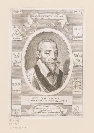 Portret van Guillaume Barclay op 53-jarige leeftijd