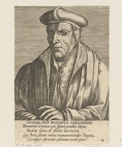 Portret van Guillaume Budé