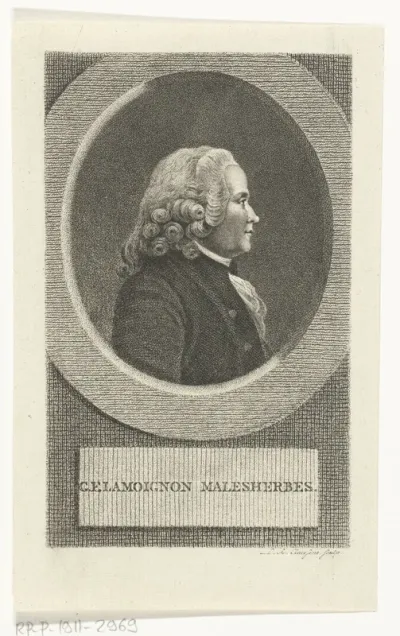 Portret van Guillaume-Chrétien de Lamoignon de Malesherbes