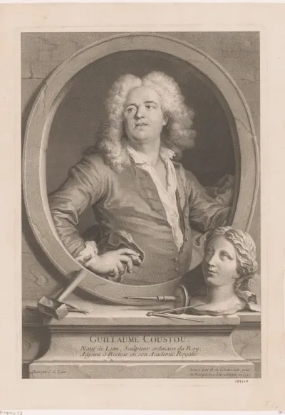 Portret van Guillaume Coustou
