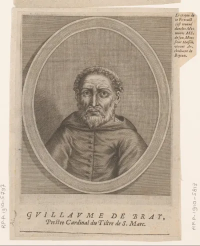 Portret van Guillaume de Bray
