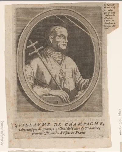 Portret van Guillaume de Champagne