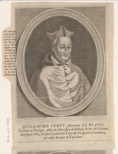 Portret van Guillaume de Court Novel