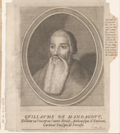 Portret van Guillaume de Mandagout