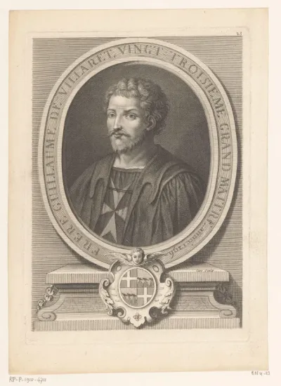 Portret van Guillaume de Villaret