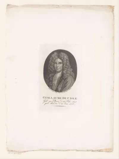 Portret van Guillaume Delisle